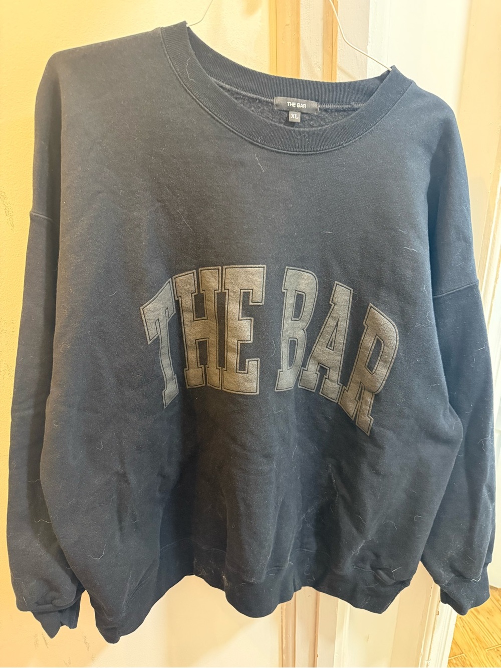 The Bar Women’s Black Crewneck Sweatshirt